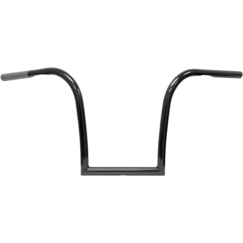 NYC Choppers - NYC Choppers 1-1/4in. Curves Ape Hanger Handlebar - 12in. - Gloss Black - LA-7341-12B