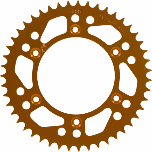 Moose Racing - Moose Racing Aluminum Rear Sprocket - Orange - 47T - M5254-47O