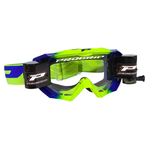 Pro Grip - Pro Grip 3200 Venom Goggles with Roll-Off System - PZ3200ROGFBE - Red/Gray - OSFA