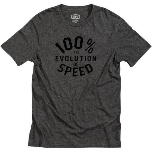 100% - 100% Evolve T-Shirt - 32106-052-12 - Charcoal/Heather - Large