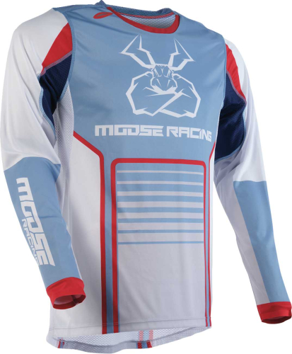 Moose Racing - Moose Racing Agroid Jersey - 2910-7499 - Gray/Blue - 3XL