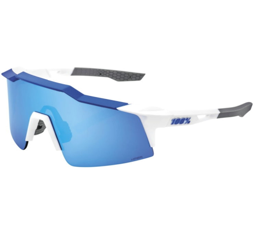 100% - 100% Speedcraft SL Sunglasses - 60008-00003 - Matte White / Blue Lens - OSFM