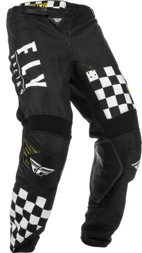 Fly Racing - Fly Racing Kinetic Rockstar Pants - 373-02336 - Black/White - 36