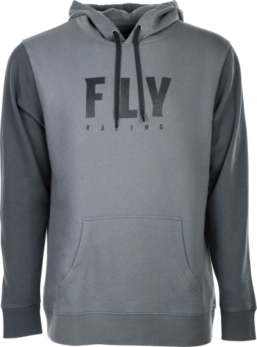 Fly Racing - Fly Racing Badge Pullover Hoodie - 354-0251M - Gray - Medium