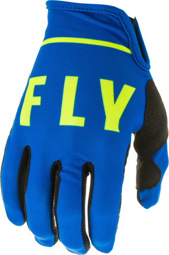 Fly Racing - Fly Racing Lite Gloves - 373-71012 - Blue/Black/Hi-Vis - 12