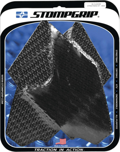 Stompgrip - Stompgrip Icon Tank Kits - Black - 55-14-0023B