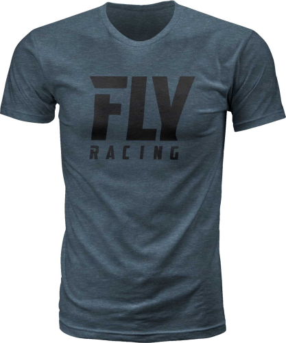 Fly Racing - Fly Racing Logo T-Shirt - 352-1177M - Indigo - Medium