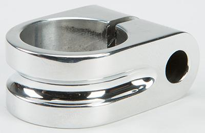 Rooke Customs - Rooke Customs 1in. Milled Mirror Mount - Polished - R-MM100-MP