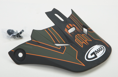 G-Max - G-Max Visor for GM46.2 Race Youth Helmet - YS-YL - Green/Orange - G046130