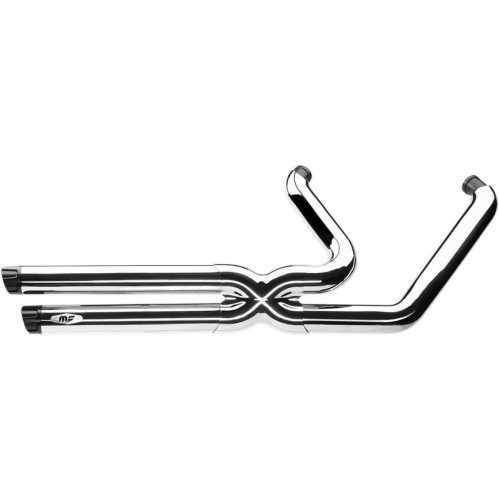 MagnaFlow - MagnaFlow Legacy Gen-X 2-Into-2 Exhaust System - Chrome - 7211107