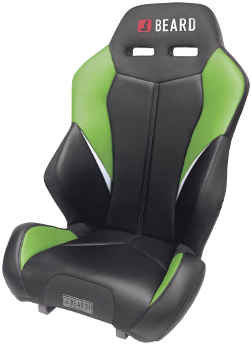 Beard Seats - Beard Seats High Back Torque Rear Seat - Black/Green - 850-502-2