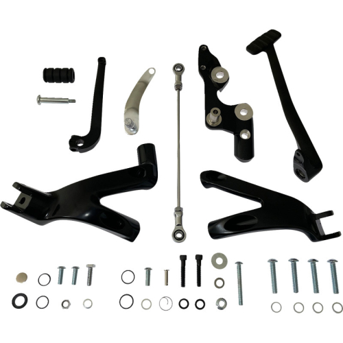 Drag Specialties - Drag Specialties Driver Floorboard Mounts - Gloss Black - 1621-1053