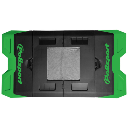 Polisport - Polisport Motopad Folding Bike Mat - Green/Black - 8982200005