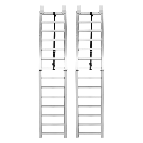 QuadBoss - QuadBoss Aluminum Arched Ramps - Folding - 18in. W x 88in. L (Set of 2) - 3791