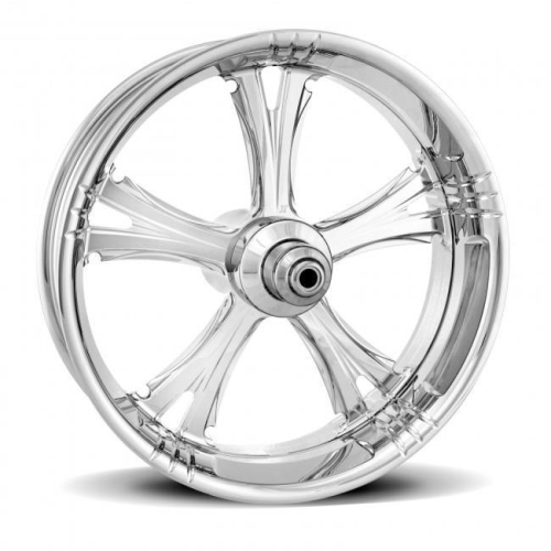 Xtreme Machine - Xtreme Machine Fierce Front Wheel (Dual Disc) - 23x3.5in. - Chrome - 1202-7306R-XFR-CH