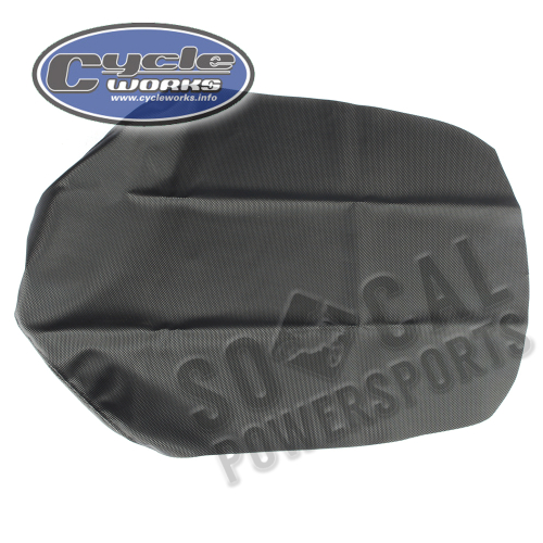 Quad Works - Quad Works Cycle Works Seat Cover - Gripper Black - 36-32590-01