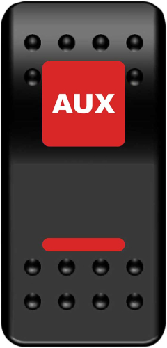 Moose Utility - Moose Utility Auxiliary Rocker Switch - 2106-0539