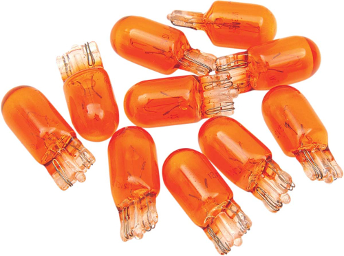 Drag Specialties - Drag Specialties Marker Light Wedge Bulbs - Amber - AD-0913A