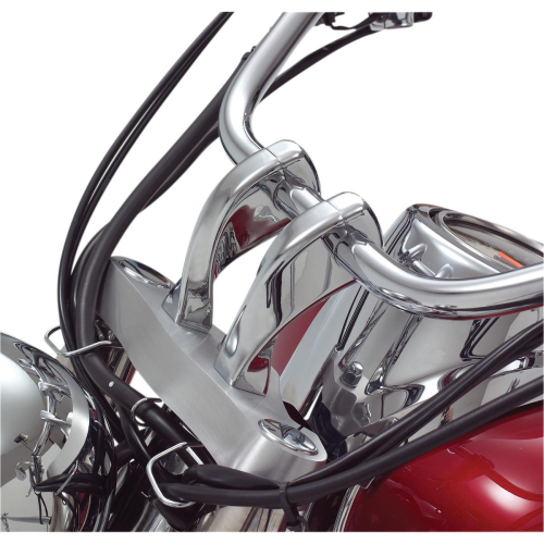 Show Chrome - Show Chrome 4in. Riser - Twisted For 1-1/4in. Bars - 55-335X