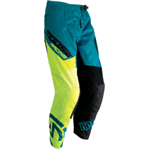 Moose Racing - Moose Racing Qualifier Pants - 2901-7418 - Teal/Hi-Viz - 48