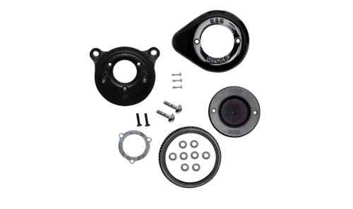 S&S Cycle - S&S Cycle Air Stinger Stealth Air Cleaner Kit -  Gloss Black - 170-0722A