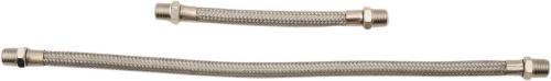 Drag Specialties - Drag Specialties Stainless Steel Braided Rocker Oil Line Set - 222132-HC3