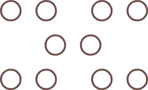 James Gasket - James Gasket Lower Pushrod Tube O-Ring - Viton - JGI-11145-A