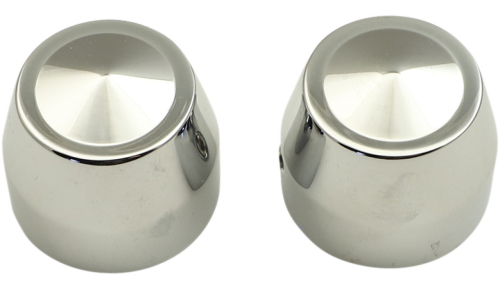 Accutronix - Accutronix 25mm Elite Chrome Front Axle Caps - TAC102-EC