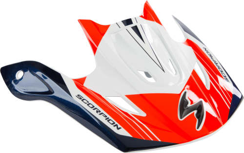 Scorpion - Scorpion Peak Visor for VX-R70 Helmets  - Ascend Neon Red Blue - 70-06-71