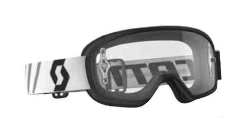 Scott USA - Scott USA Buzz MX Youth Goggles - 246435-0001113 - Black / Clear Lens - OSFM