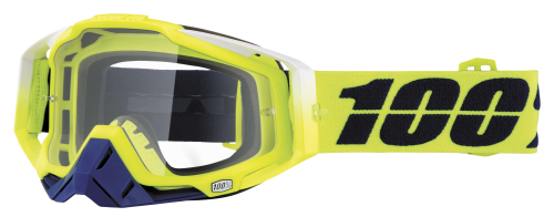 100% - 100% Racecraft Tanaka Goggles - 5010019102 - Tanaka / Light Green / Clear Lens - OSFM