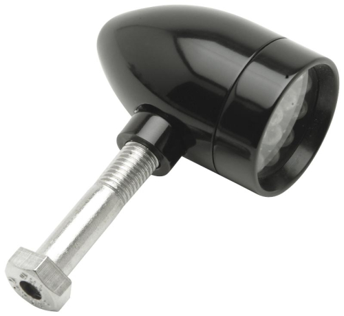 Lazer Star - Lazer Star XS Turn Signals - Black Anodized Rigid Mount LED, Amber - LSK6201R-R