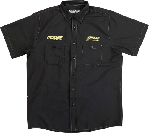 Moose Racing - Moose Racing Shop Shirt - MSR01S8RDSM - Black - Small
