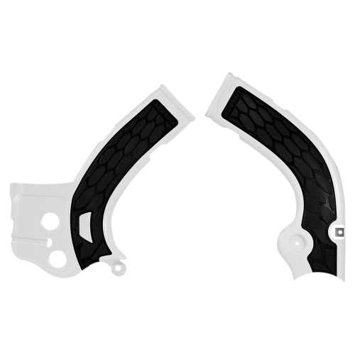 Acerbis - Acerbis X-Grip Frame Guards - Silver/Black - 2374271015