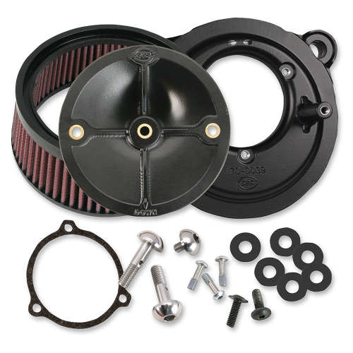 S&S Cycle - S&S Cycle Super Stock Stealth Air Cleaner Kit for S&S Engines - 170-0164