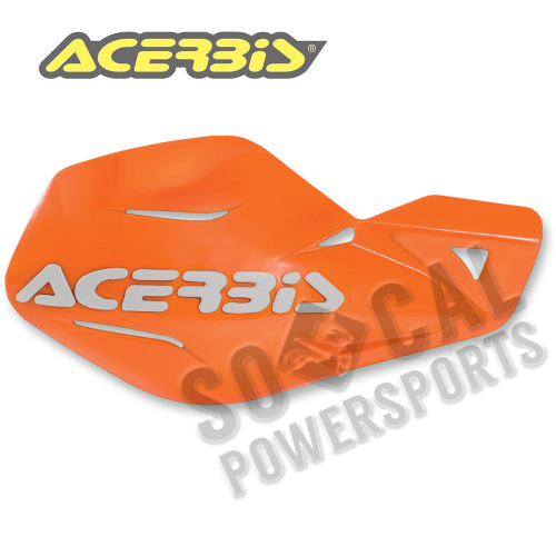 Acerbis - Acerbis Uniko Handguards - Orange/White - 2041781362