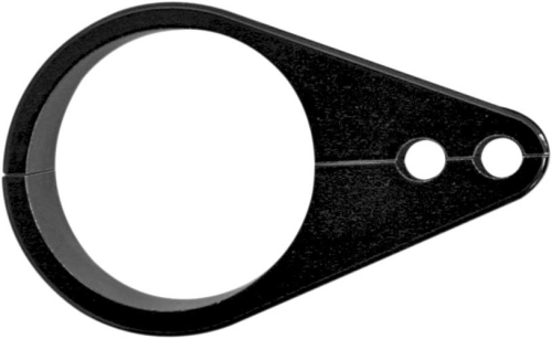 Drag Specialties - Drag Specialties Throttle/Idle Cable Clamp for 1.5in. Diameter Handlebar/Frame - Black - 0658-0057