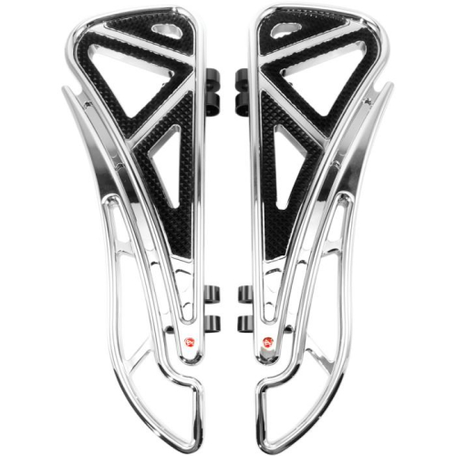 Battistinis Custom Cycles - Battistinis Custom Cycles Driver Wideframe Floorboards - Chrome - 50-820