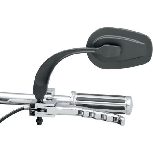 Russ Wernimont Designs - Russ Wernimont Designs Contoured Convex Mirrors - Left - Black - RWD-50046BL