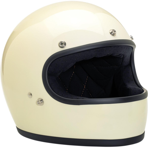 Biltwell Inc. - Biltwell Inc. Gringo Solid Helmet - GH-WHT-GL-XSM - Vintage White - X-Small