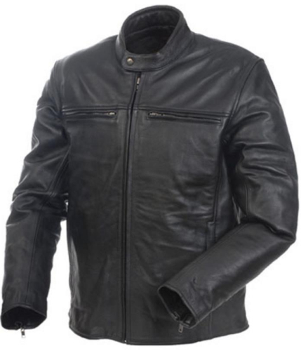 Mossi - Mossi Cruiser Premium Leather Jacket - 20-151-52 - Black - 52
