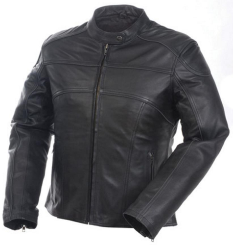 Mossi - Mossi Adventure Womens Leather Jacket - 20-218-8 - Black - 8