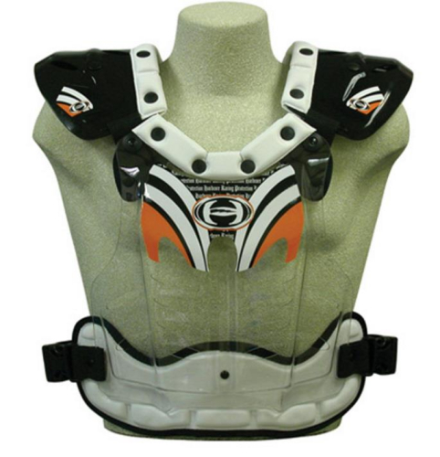 HRP Sports - HRP Sports Flak 1000 Youth Chest Protector - 1002-O-11 - Orange - 95-125 Lbs.