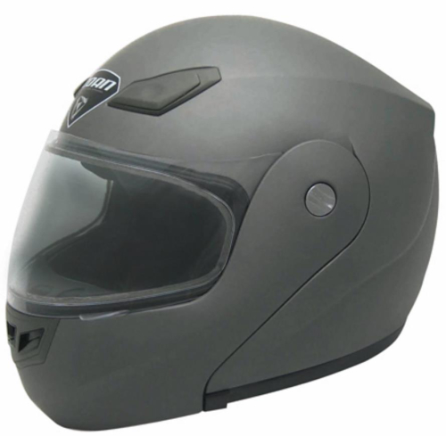 Zoan - Zoan Goliath Solid Snow Helmet with Electric Shield - 024-720SN/E - Matte Silver - 4XL