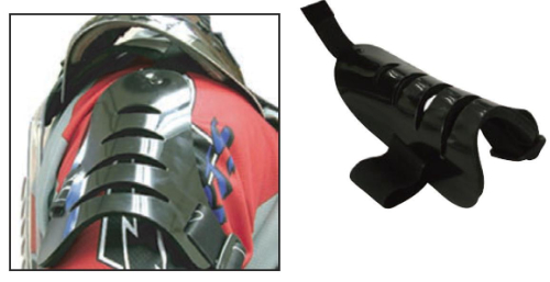 HRP Sports - HRP Sports LT Form Flex Biceps Peewee/Youth Protector - YFAB-LT - Black - 0