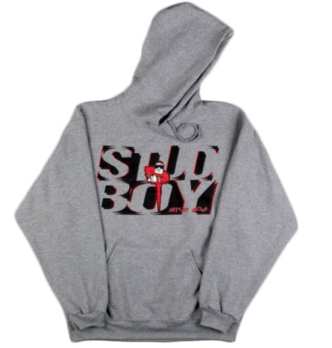 Stud Boy - Stud Boy Hoodie - 2535-00 - Gray - Medium