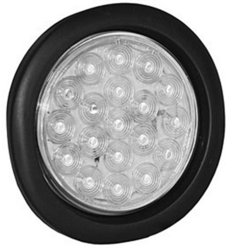 Buyers - Buyers 4in. Round LED Strobe Light - Clear - SL40CR