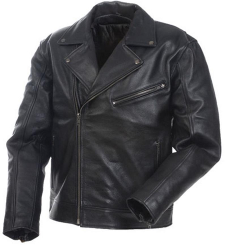 Mossi - Mossi Police Premium Leather Jacket - 20-154-50 - Black - 50