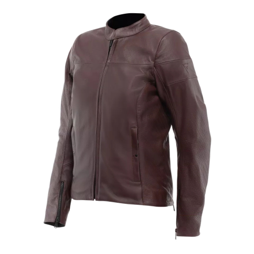 Dainese - Dainese Itinere Womens Leather Jacket - 2015300021-035-42 - Bordeaux - 42