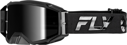 Fly Racing - Fly Racing Zone Pro Goggles - 37-5192 - Black/Black/Black Mirror/Smoke Lens - OSFM